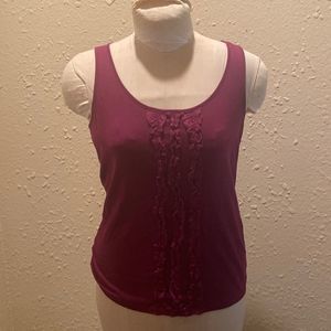 Ann Taylor tuxedo front tank